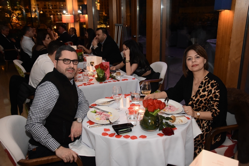 Love at le gray with an enchanting dinner at Indigo on the Roof